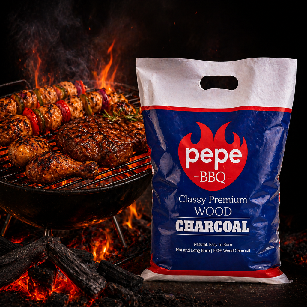 PepeBBQ Premium Charcoal Briquettes (2kg)