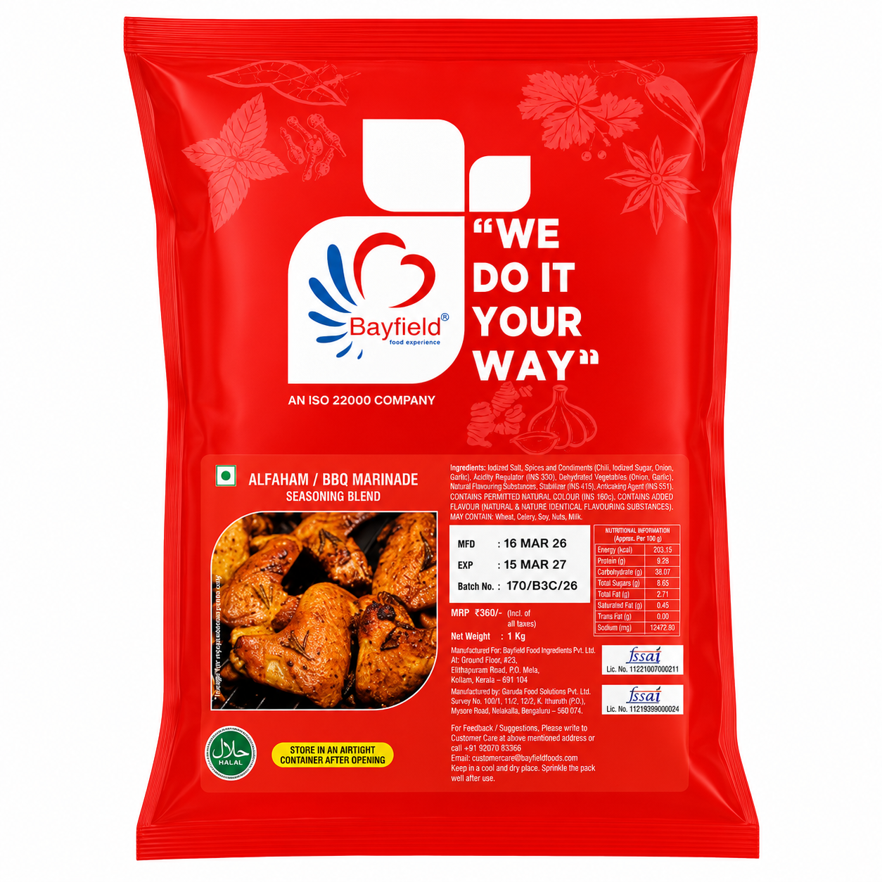 Bayfield Alfaham / BBQ Marinade Seasoning Blend – 1kg