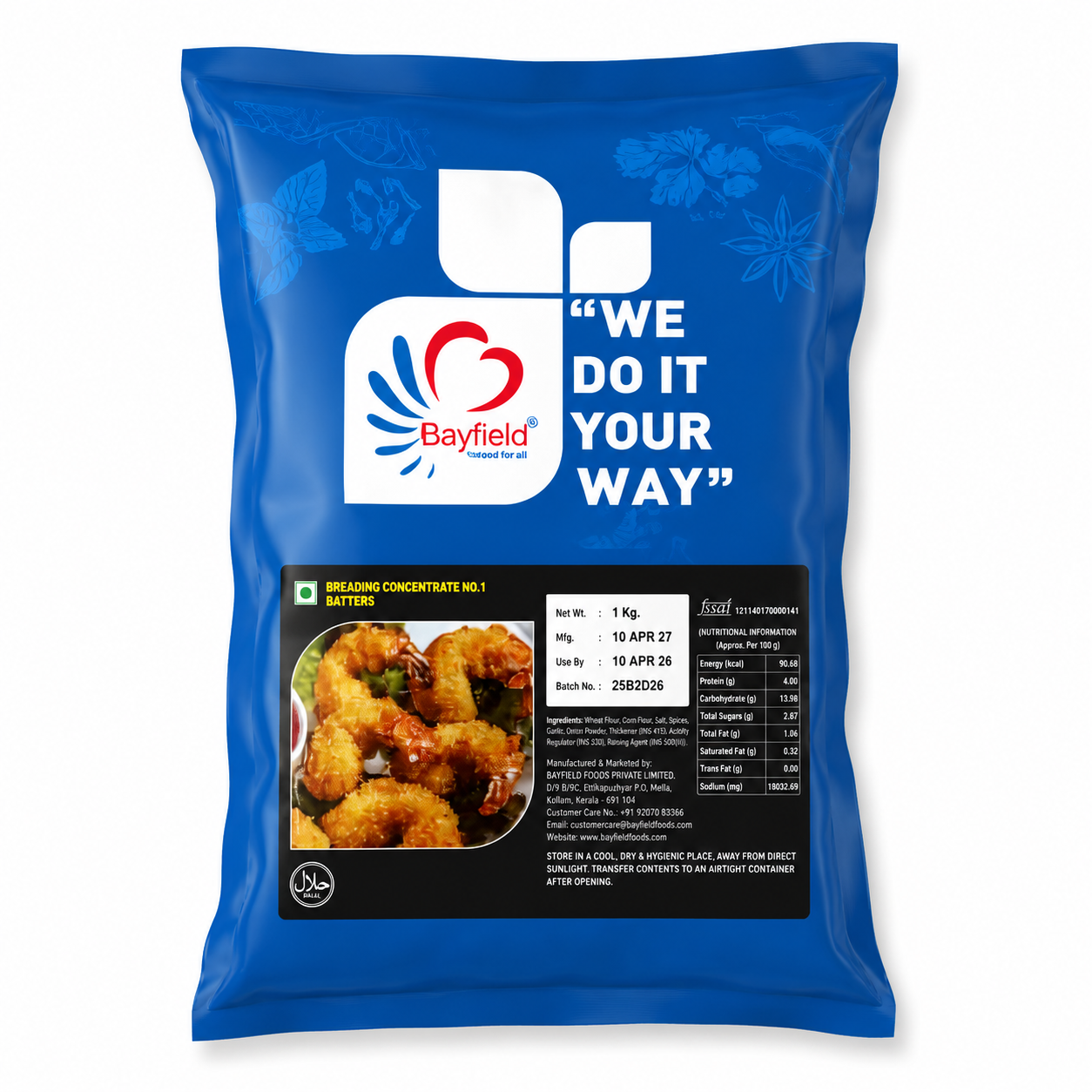Bayfield Breading Concentrate No.1 Batter Mix – 1kg