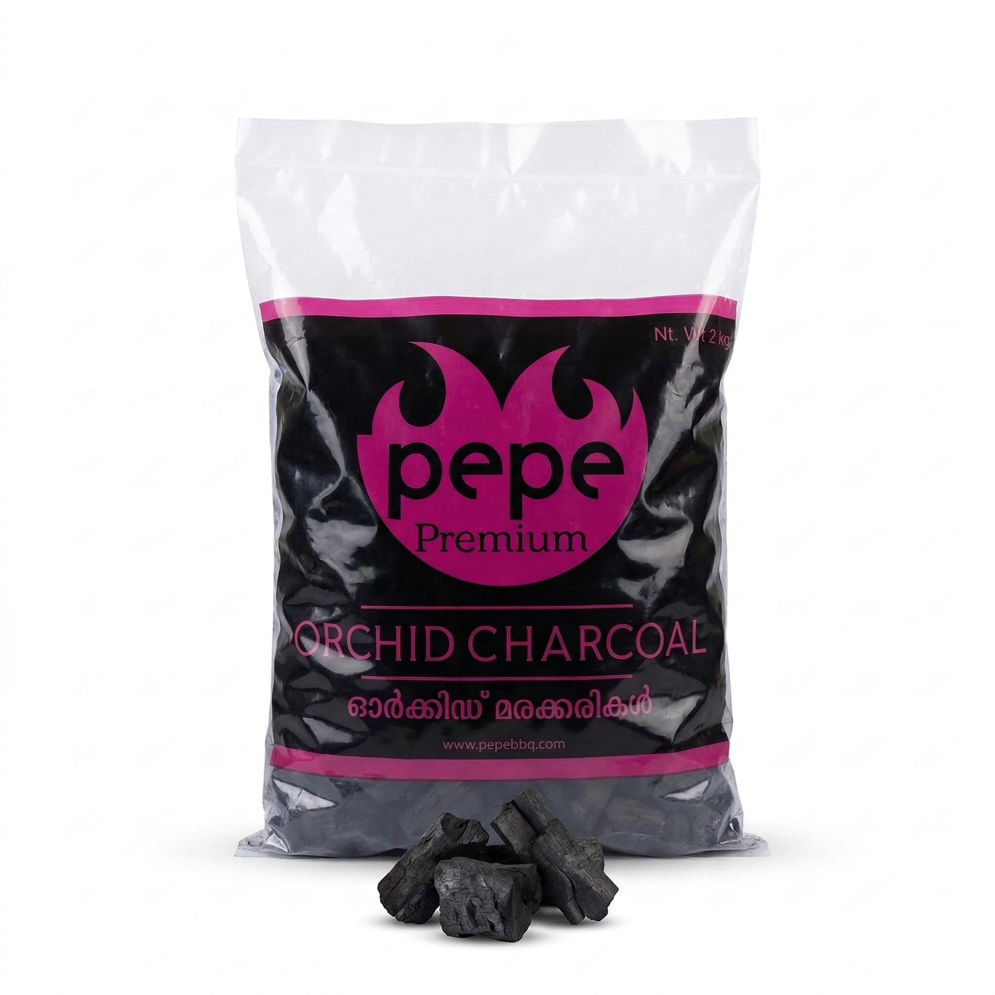 Horticultural Charcoal 2kg for Orchid, Succulent, Adenium, Terrarium & Gardening