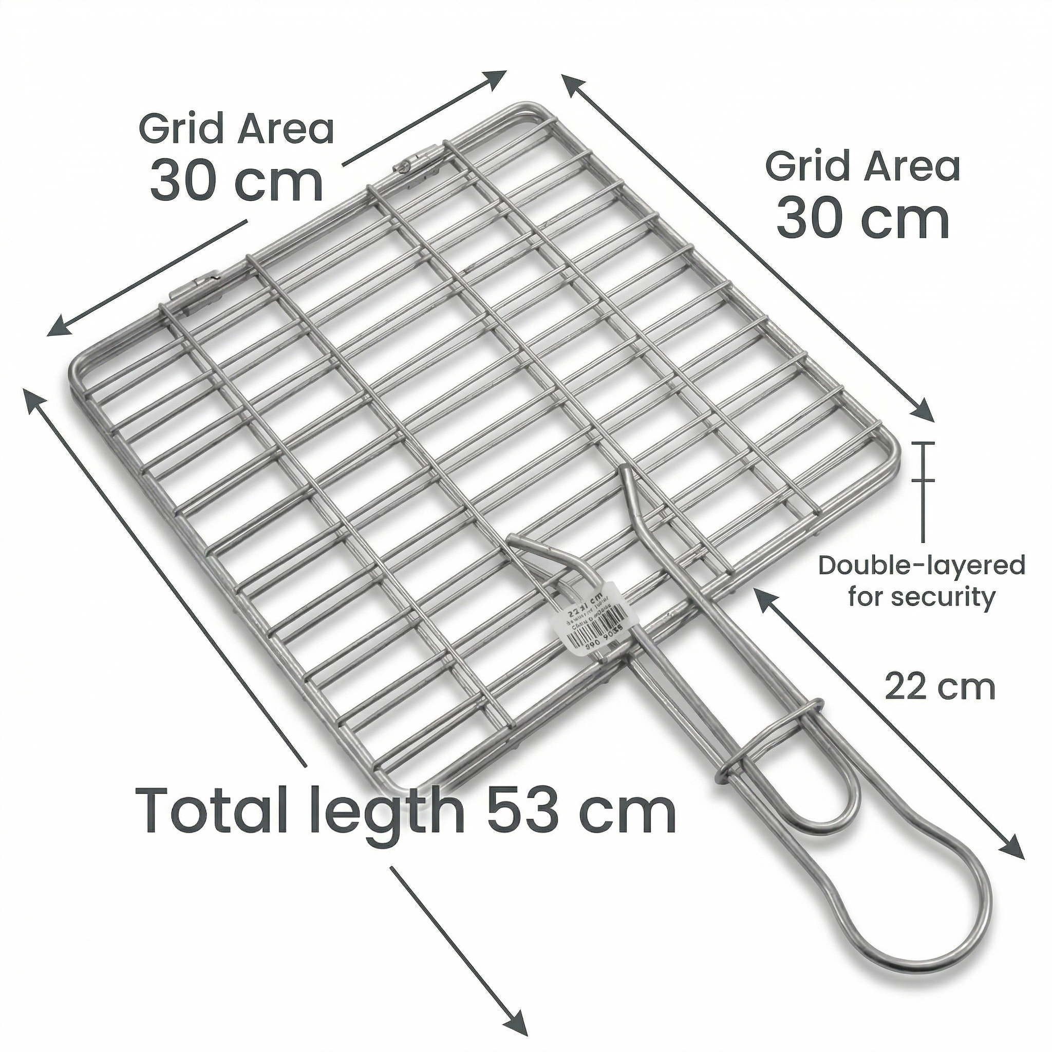 Standard Stainless Steel BBQ Grill Basket (12*12)