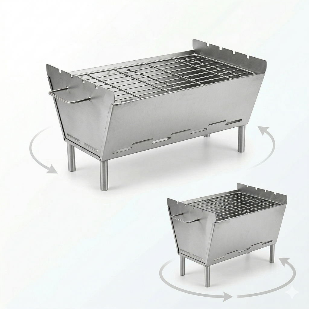 Pepebbq Stainless Steel Grill Basket