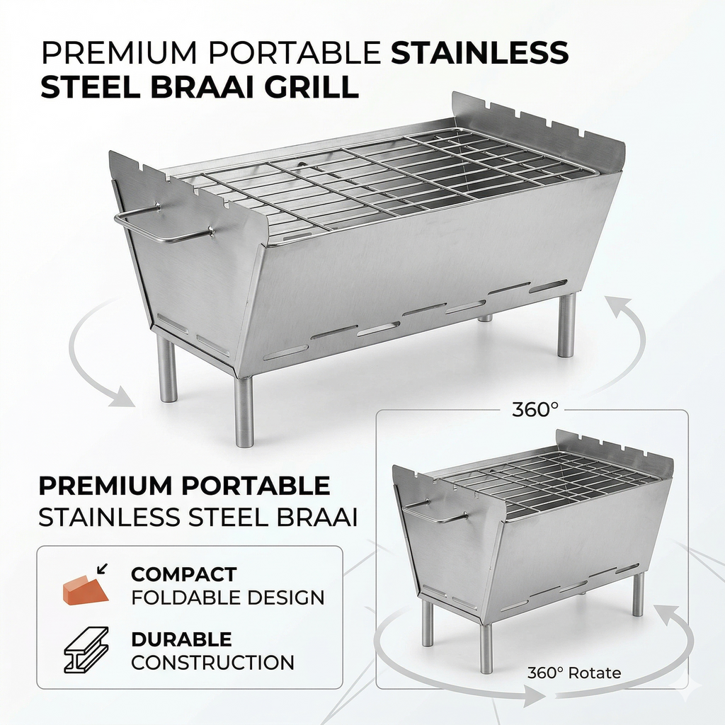 Pepebbq Stainless Steel Grill Basket
